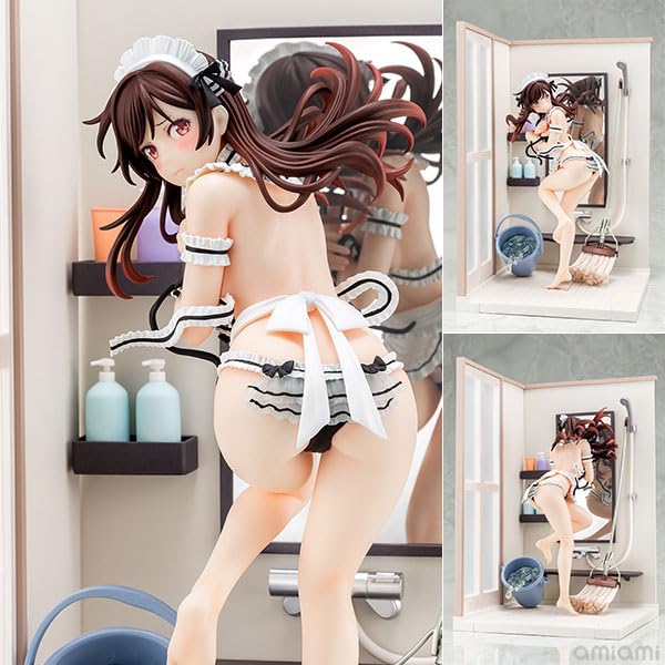 Hakoirimusume Rent-A-Girlfriend Chizuru Mizuhara Maid Bikini Figure 1/6 Scale