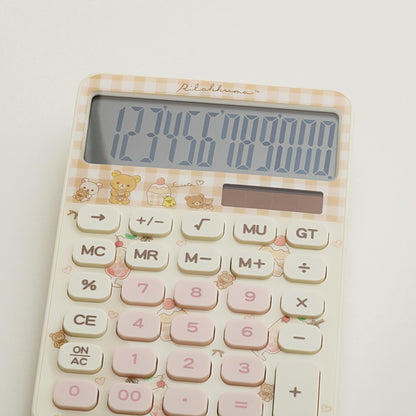 San-X Rilakkuma Calculator EM32602 - Cute and Functional Desk Tool- Japan Figure Store - #1 Bring To You The Best Japanese Goods
