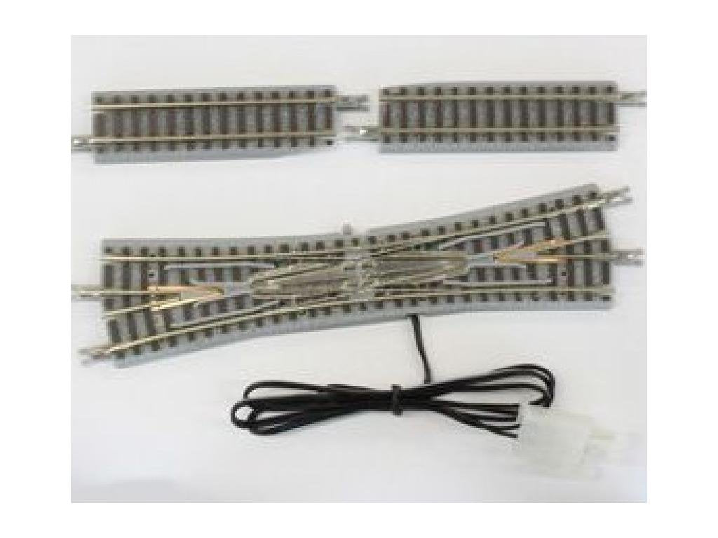 Rokuhan Z Gauge R034 Double Slip Point and Cut Rail - Left Branch- Japan Figure Store - #1 Bring To You The Best Japanese Goods