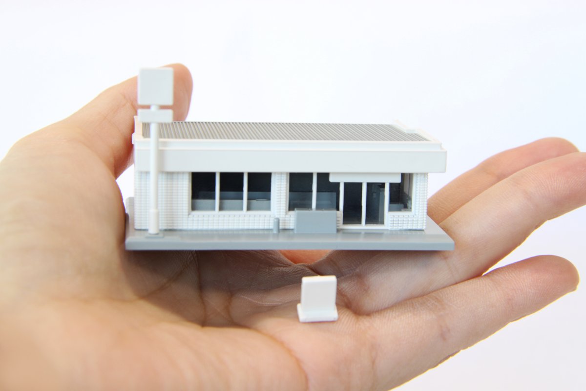 Rokuhan Z Gauge Convenience Store Model White Edition- Japan Figure Store - #1 Bring To You The Best Japanese Goods