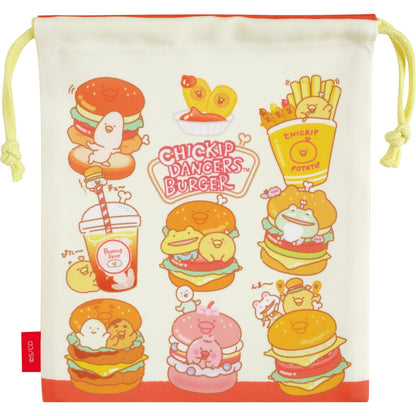 San-X Chikip Dancers Drawstring Bag with Gusset Ca51704 Durable and Spacious- Japan Figure Store - #1 Bring To You The Best Japanese Goods