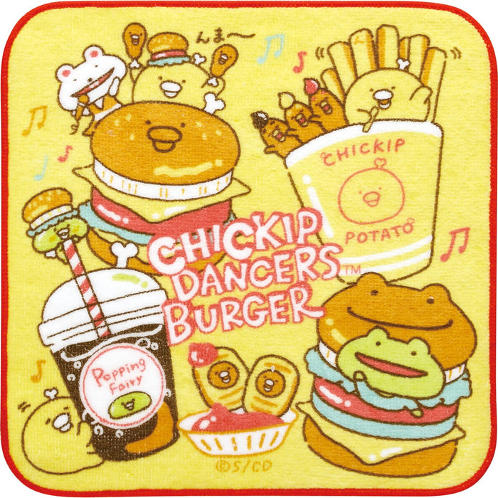 San-X Chikip Dancers Petit Towel Cm46408 21 x 21 cm Soft and Absorbent- Japan Figure Store - #1 Bring To You The Best Japanese Goods