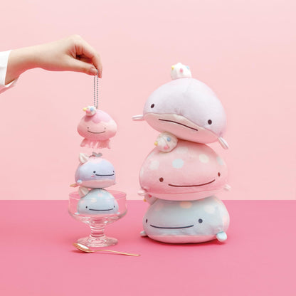 San-X Jinbei-San Super Mochimochi Round Plush Toy Small Size Mo56401- Japan Figure Store - #1 Bring To You The Best Japanese Goods