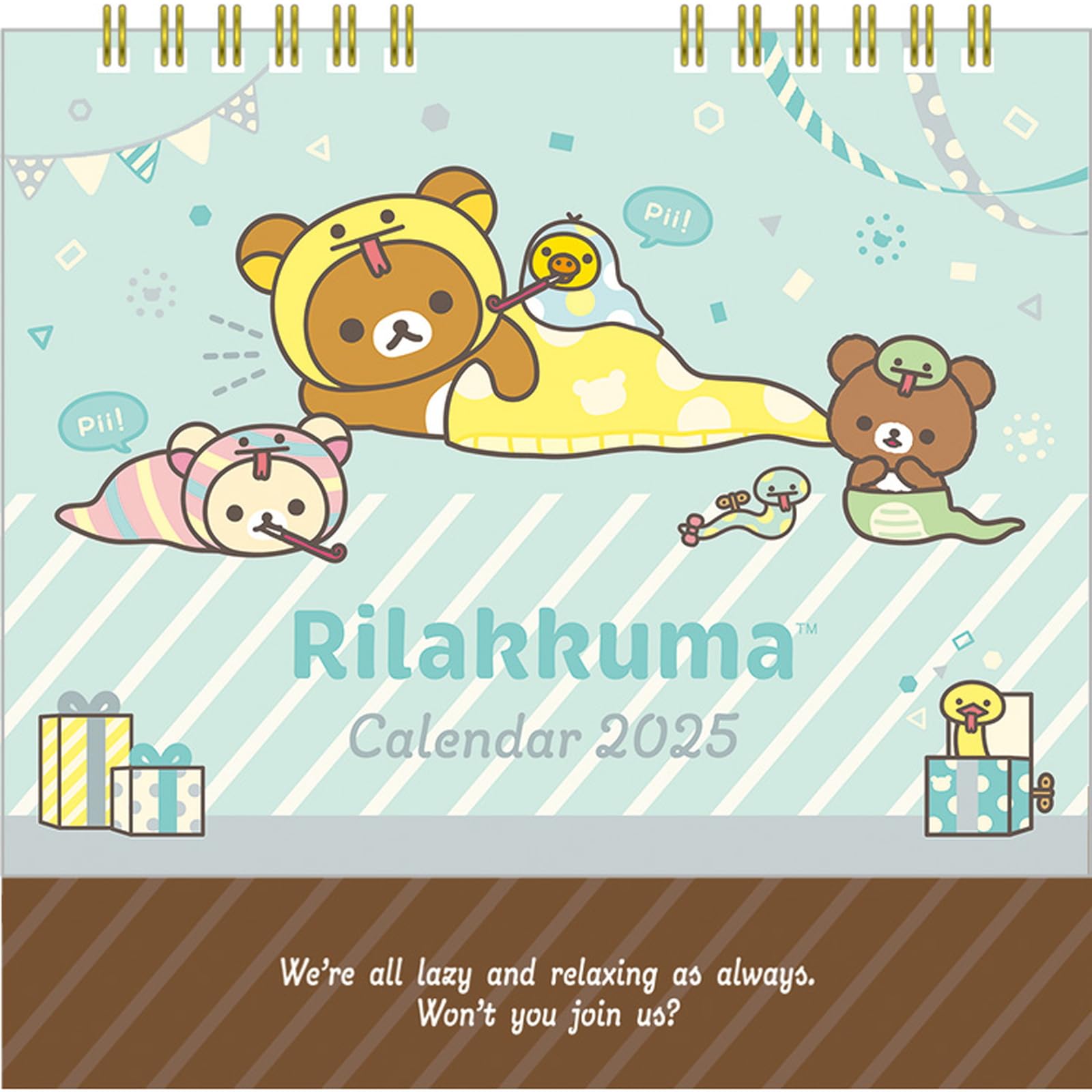 San-X Rilakkuma 2025 Tabletop Calendar Cd38201