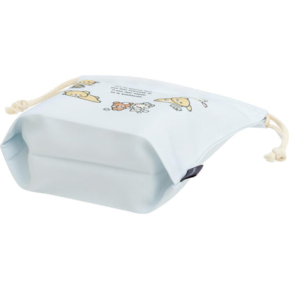 San-X Rilakkuma Gusseted Drawstring Bag Durable and Spacious Ca51701- Japan Figure Store - #1 Bring To You The Best Japanese Goods