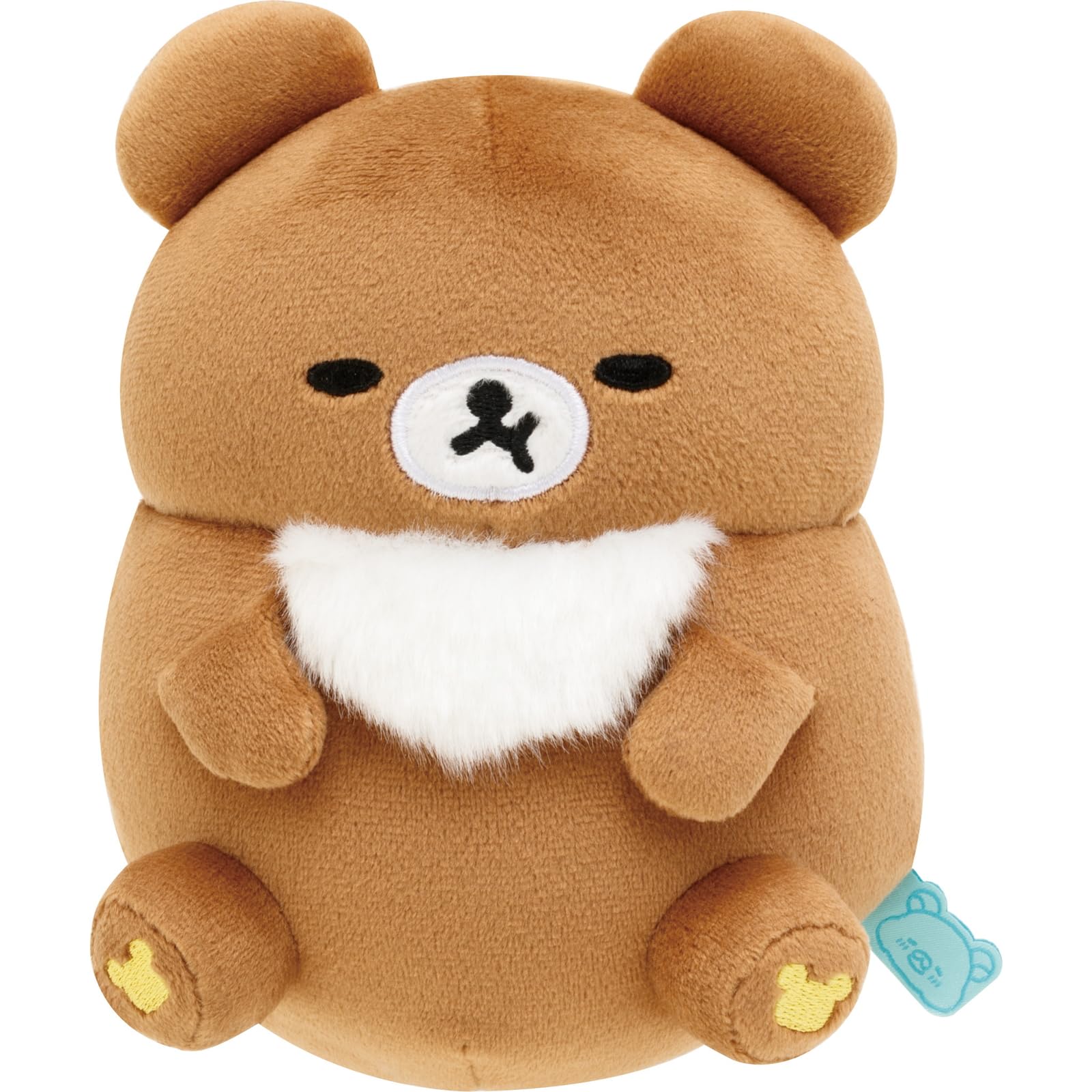San-X Rilakkuma Full Rolling Plush Toy Brown Bear MO66001 Size H16xW12xD10CM- Japan Figure Store - #1 Bring To You The Best Japanese Goods