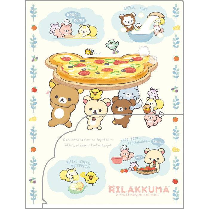 San-X Rilakkuma Clear Folder With Pocket Fa12201 H31 x W23.5 x D0.2Cm- Japan Figure Store - #1 Bring To You The Best Japanese Goods