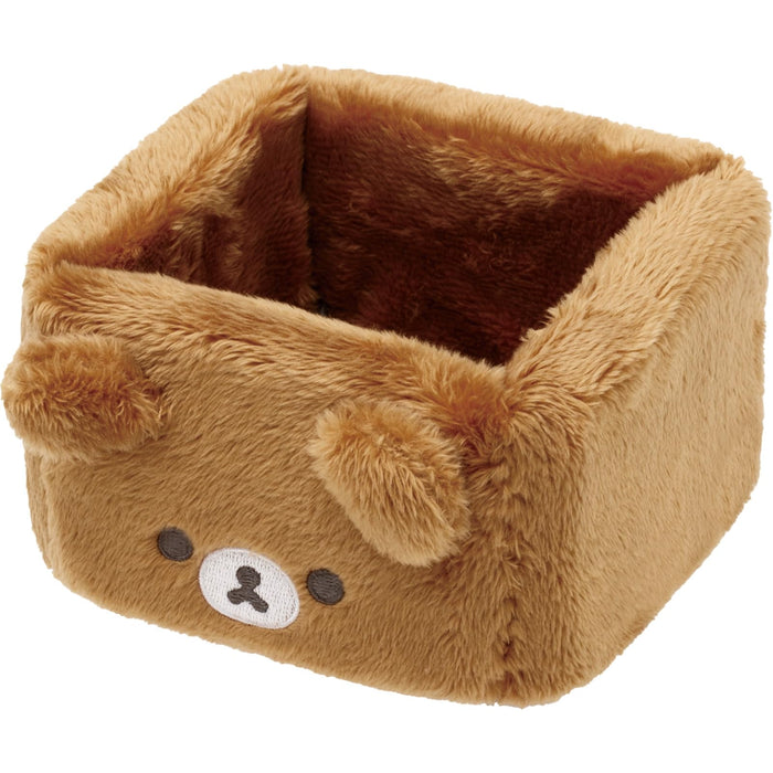 San-X Rilakkuma Everyone Is Full Plush Multi-Tray M Chairoikoguma 8x12x12cm- Japan Figure Store - #1 Bring To You The Best Japanese Goods