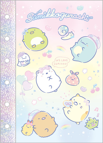 San-X Sumikko Gurashi 6-Hole Sticker Notebook Se58302 125x91x4mm- Japan Figure Store - #1 Bring To You The Best Japanese Goods