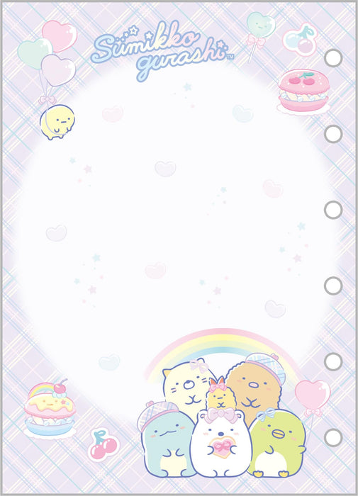San-X Sumikko Gurashi 6-Hole Sticker Notebook Se58302 125x91x4mm- Japan Figure Store - #1 Bring To You The Best Japanese Goods