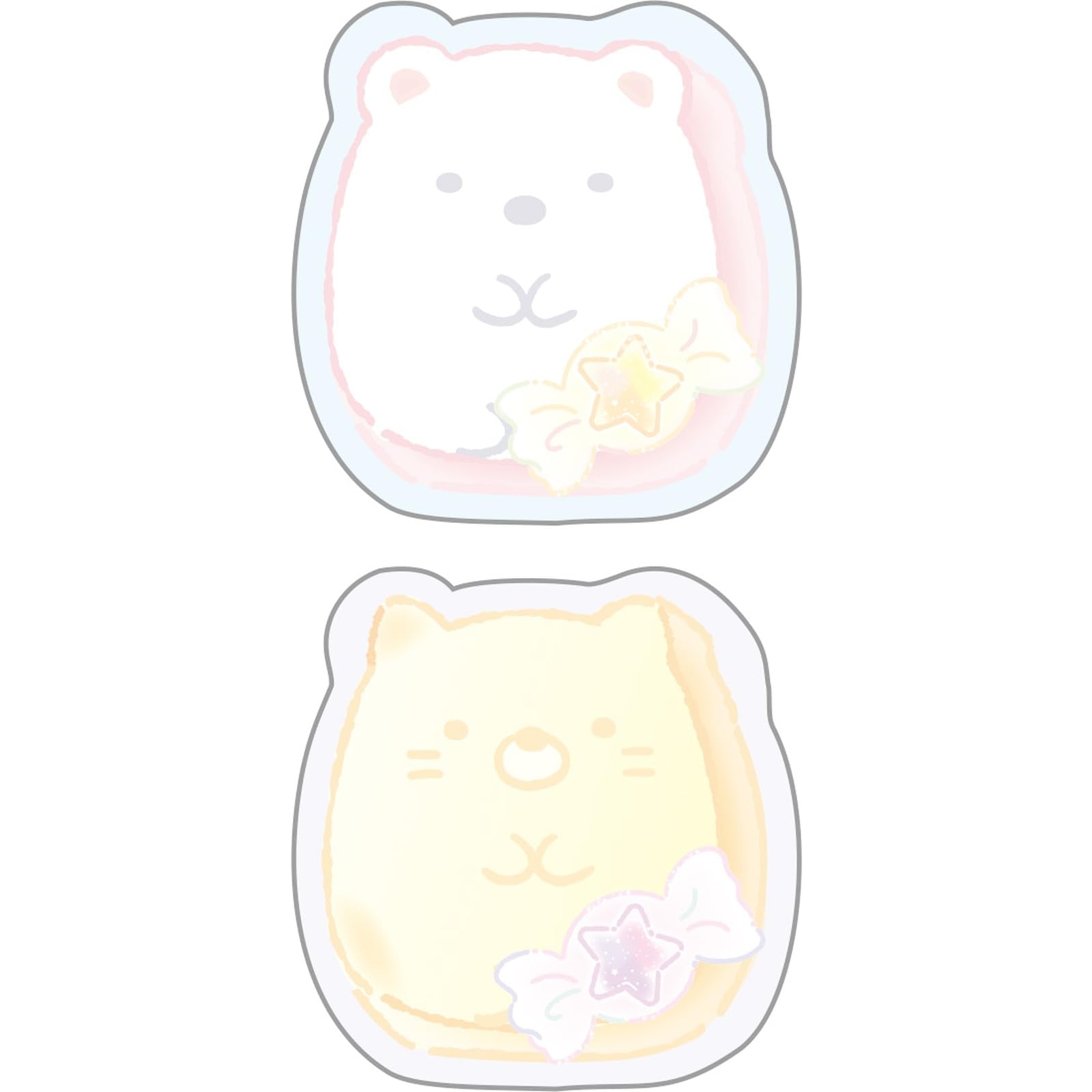 San-X Sumikko Gurashi Clear Box Sticky Notes 100 Sheets MH20803- Japan Figure Store - #1 Bring To You The Best Japanese Goods