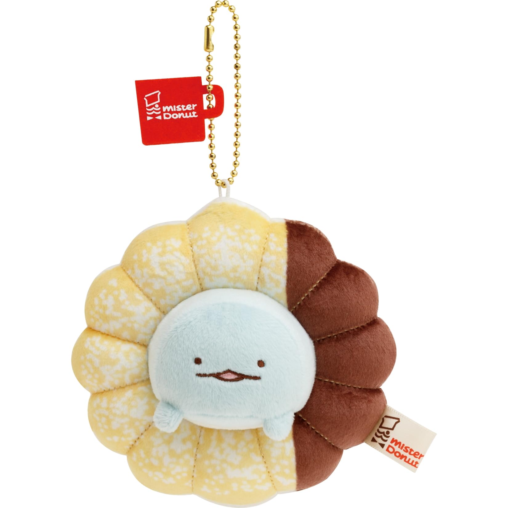San-X Sumikko Gurashi Mister Donut Hanging Plush Lizard Angel Mo48901- Japan Figure Store - #1 Bring To You The Best Japanese Goods