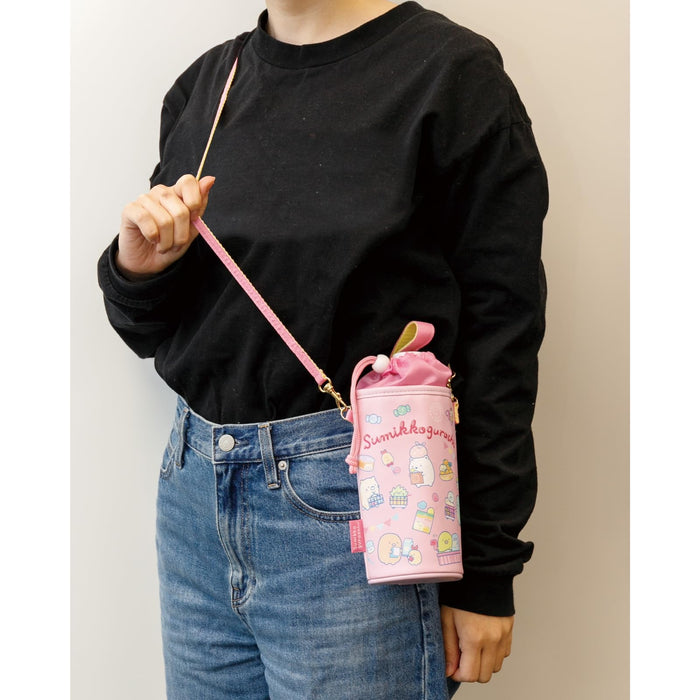 San-X Sumikko Gurashi Reusable Plastic Bottle Pouch Ca53403- Japan Figure Store - #1 Bring To You The Best Japanese Goods