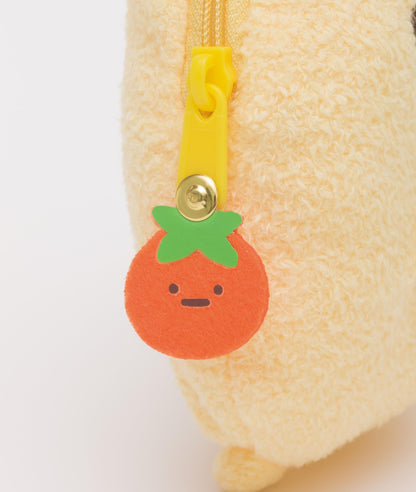 San-X Sumikko Gurashi Plush Fried Shrimp Tail Pass Case H14.5 x W11.5 x D4.5cm- Japan Figure Store - #1 Bring To You The Best Japanese Goods