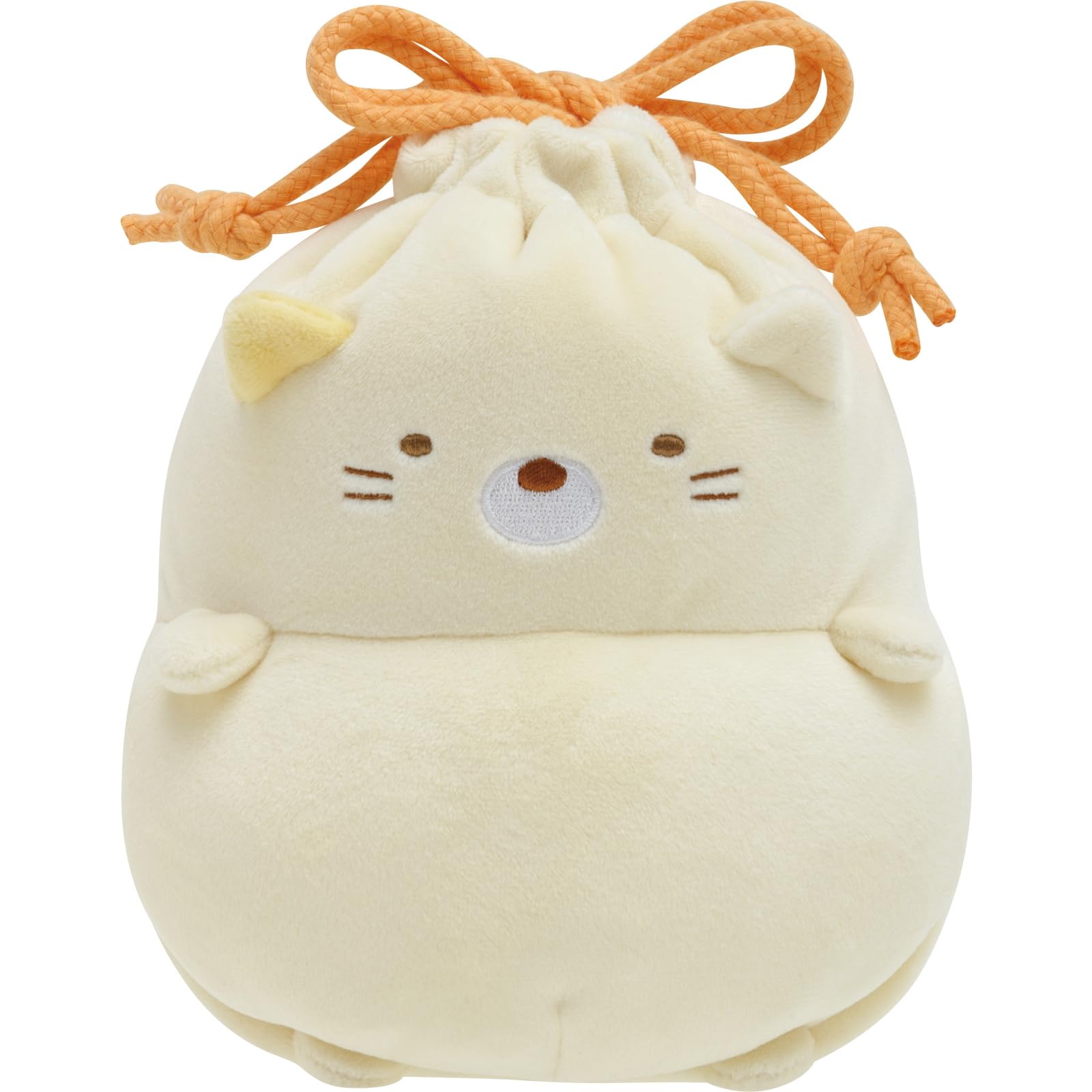 San-X Sumikko Gurashi Cat Drawstring Bag Ca44904 Roomy Lightweight Design- Japan Figure Store - #1 Bring To You The Best Japanese Goods
