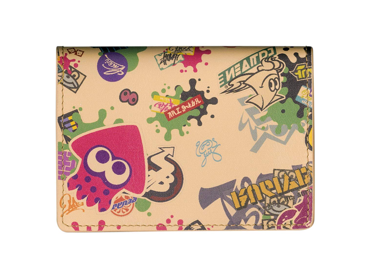 Sanei Boeki Genuine Leather Business Card Holder - Splatoon2 Theme- Japan Figure Store - #1 Bring To You The Best Japanese Goods