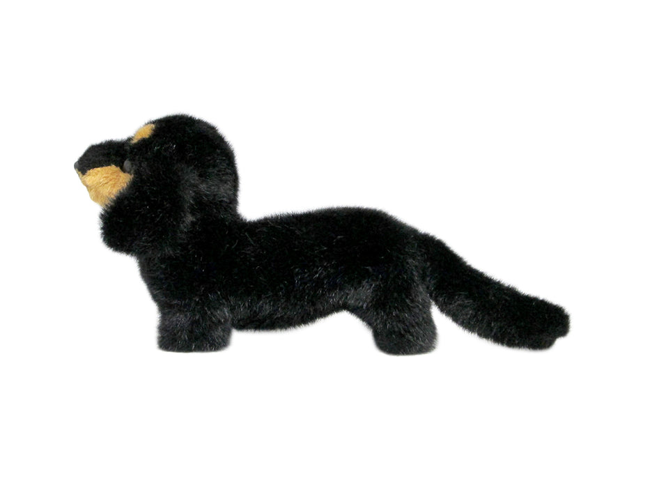 Sanei Boeki Dachshund Plush Toy - Black & Tan 26cm Standing Made in Japan- Japan Figure Store - #1 Bring To You The Best Japanese Goods