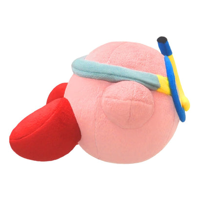 Sanei Boeki Kirby Of The Stars Plush Toy - 16.5x16x10.5cm All Star Collection KP72- Japan Figure Store - #1 Bring To You The Best Japanese Goods
