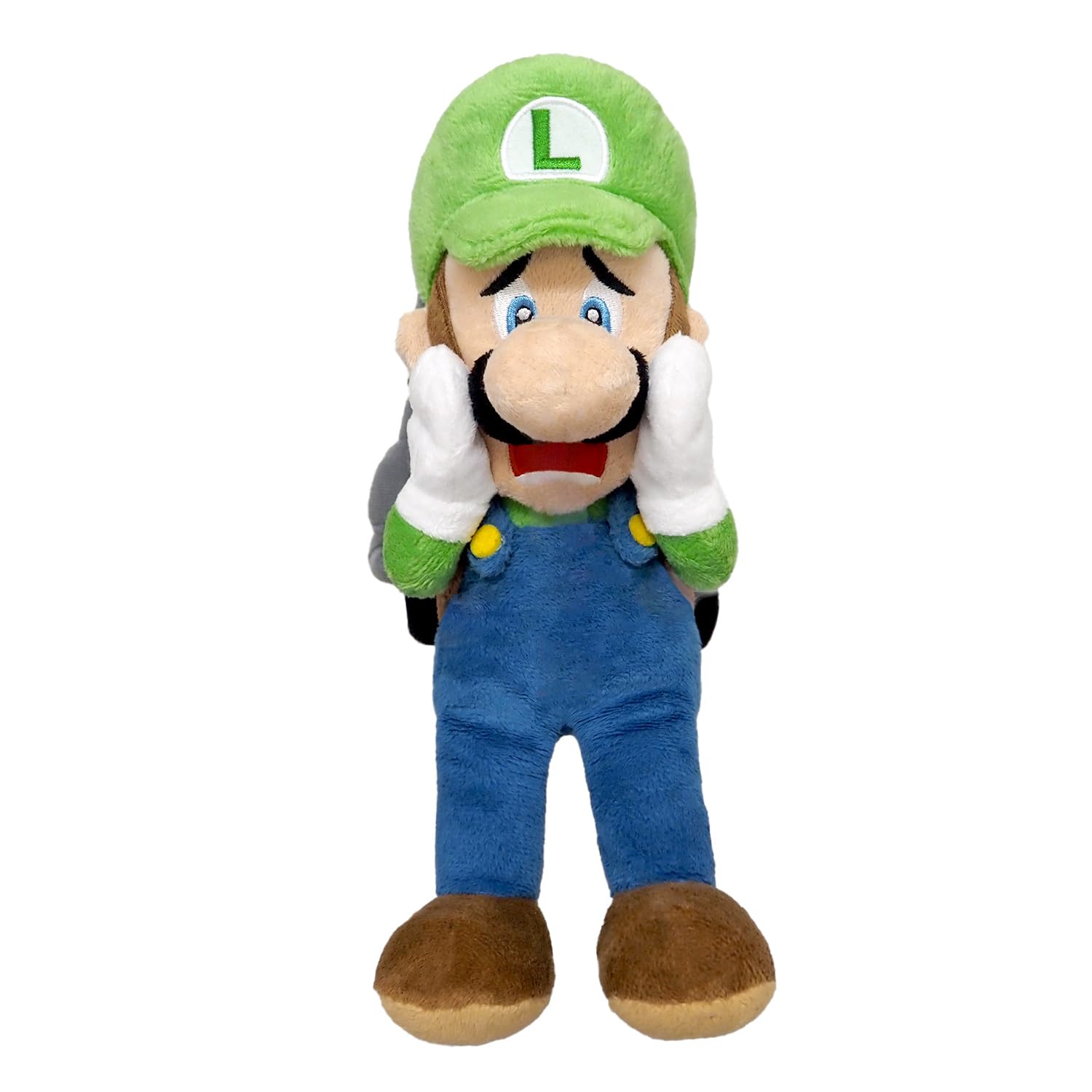 Sanei Boeki Luigi's Mansion 2 Luigi Strobe Head Plush Toy 10x13x25cm- Japan Figure Store - #1 Bring To You The Best Japanese Goods