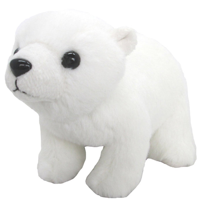 Sanei Boeki Original Pururun Marine Polar Bear Plush Toy 5x13x8.5cm- Japan Figure Store - #1 Bring To You The Best Japanese Goods