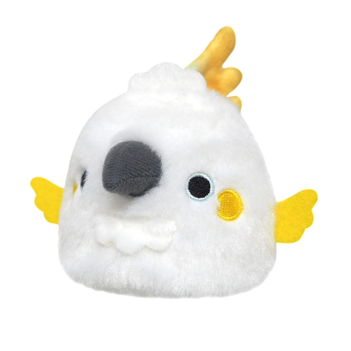 Sanei Boeki Original Plush Toy Sulphur-Flanked Cockatoo 9x8x7cm- Japan Figure Store - #1 Bring To You The Best Japanese Goods