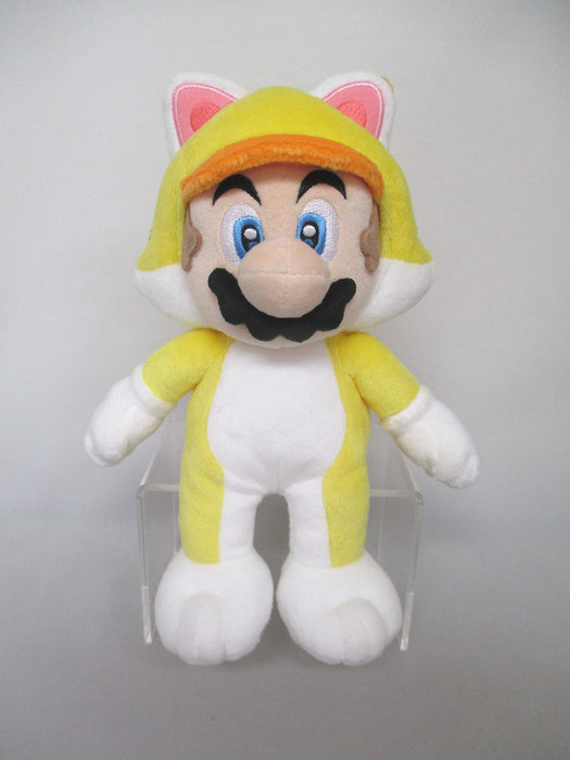 Sanei Boeki Super Mario 3D World Cat Mario Plush Toy Small 24cm- Japan Figure Store - #1 Bring To You The Best Japanese Goods