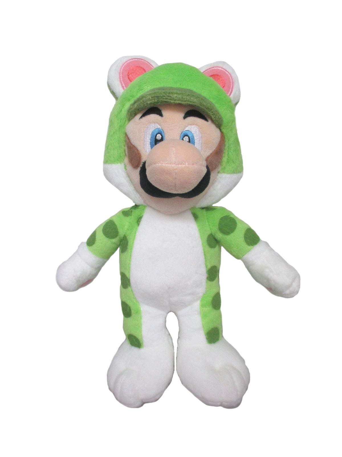 Sanei Boeki Super Mario 3D World Neko Luigi Plush Toy 18cm Sitting Height- Japan Figure Store - #1 Bring To You The Best Japanese Goods