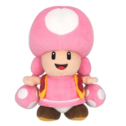 Sanei Boeki Super Mario All Star Toad Plush Toy 13.5cm x 10cm x 20cm - Sanei Boeki- Japan Figure Store - #1 Bring To You The Best Japanese Goods