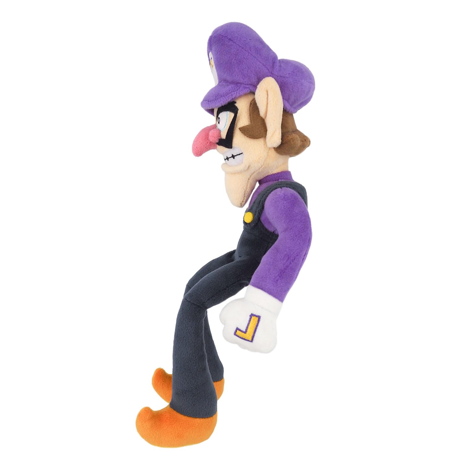 Sanei Boeki Super Mario All Star Waluigi Plush Toy 11x9.5x31cm- Japan Figure Store - #1 Bring To You The Best Japanese Goods