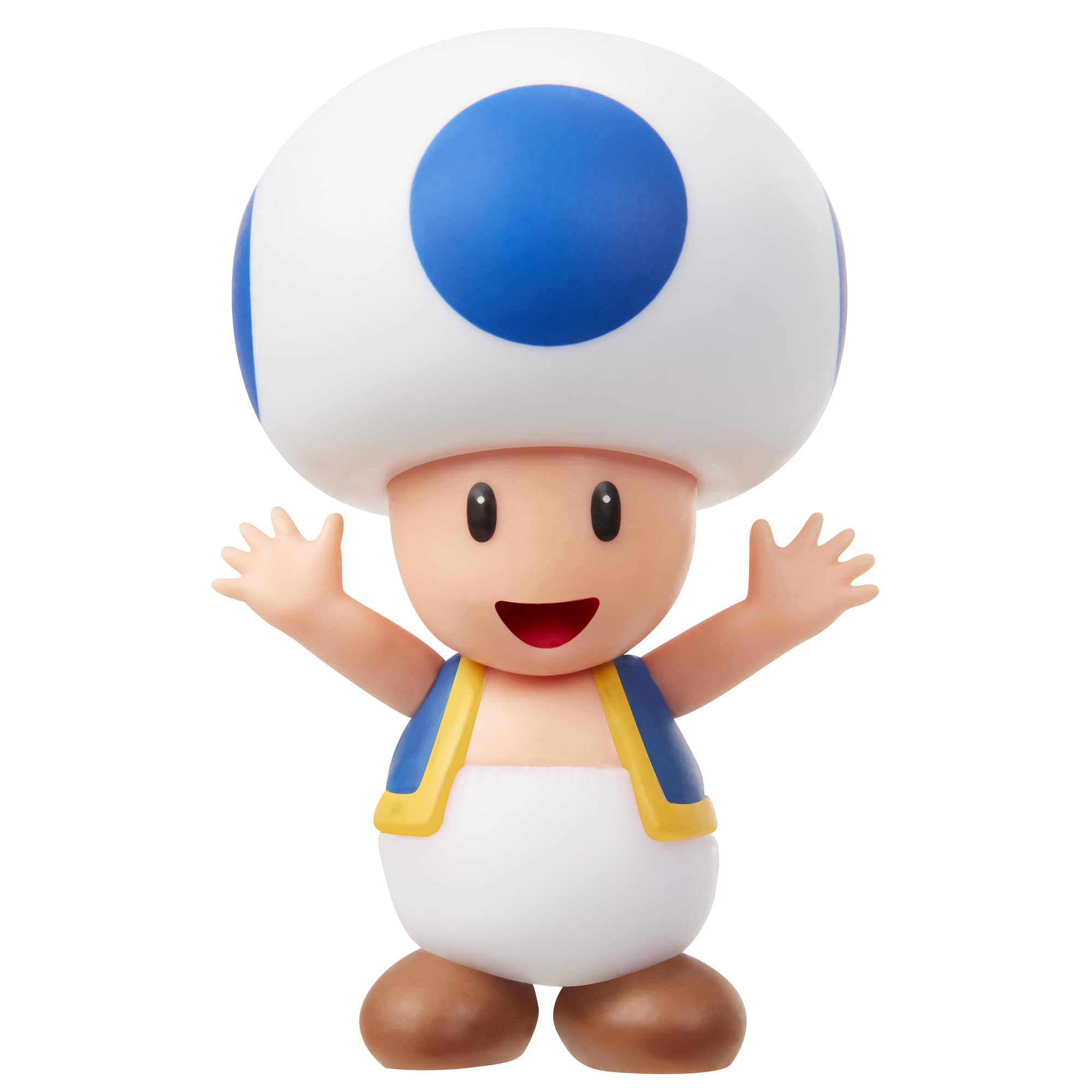 Sanei Boeki Super Mario Figure Collection Blue Toad Fcm-033- Japan Figure Store - #1 Bring To You The Best Japanese Goods