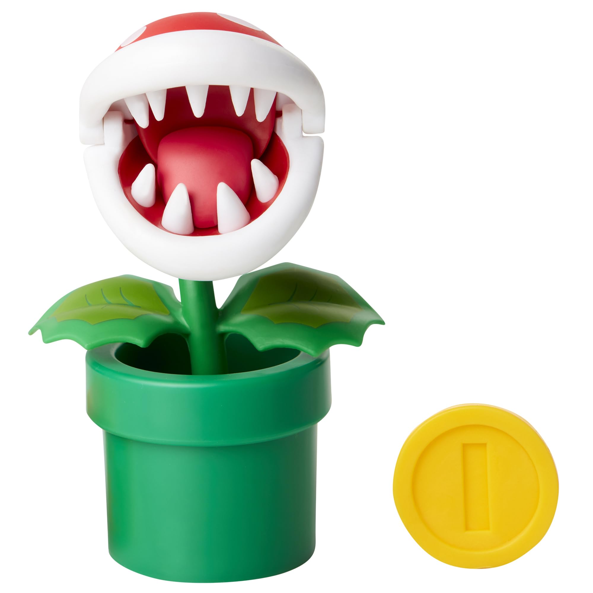 Sanei Boeki Super Mario Figure Collection Pac-N-Flower With Coin Fcp-007