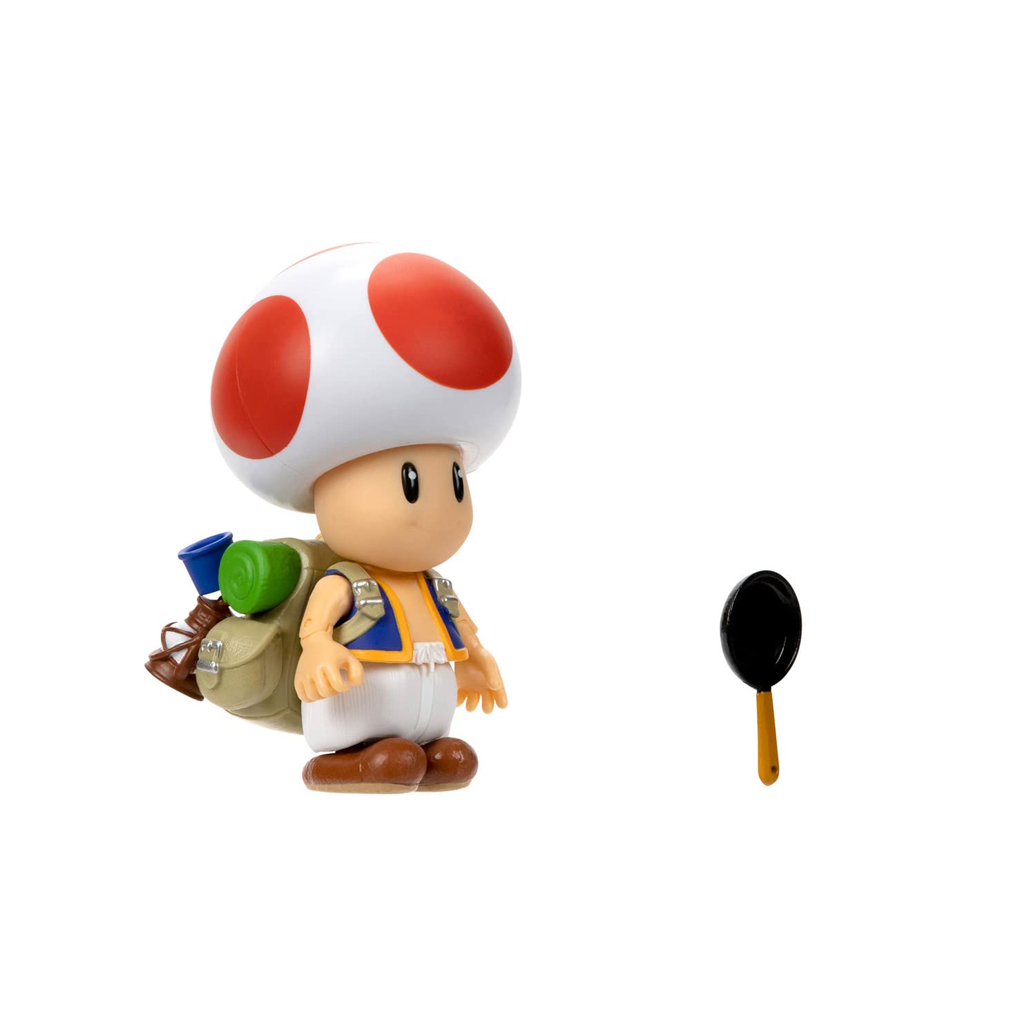Sanei Boeki Super Mario Bros Movie Toad Action Figure W6 D8 H10.5Cm- Japan Figure Store - #1 Bring To You The Best Japanese Goods