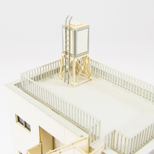 Sankei 1/150 Water Tank Paper Craft Mp04-89 Diorama Model Kit