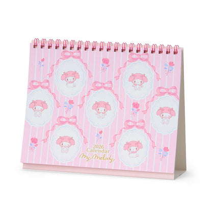 Sanrio 2026 My Melody Desktop Ring Calendar 622044 - Cute Paper Planner