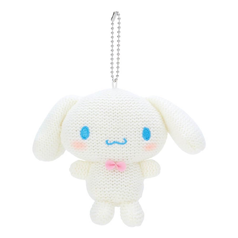 Sanrio Cinnamoroll Amigurumi-Style Knitted Mascot Holder - 13x6x11cm- Japan Figure Store - #1 Bring To You The Best Japanese Goods