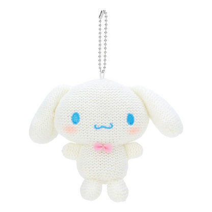 Sanrio Cinnamoroll Amigurumi-Style Knitted Mascot Holder - 13x6x11cm- Japan Figure Store - #1 Bring To You The Best Japanese Goods