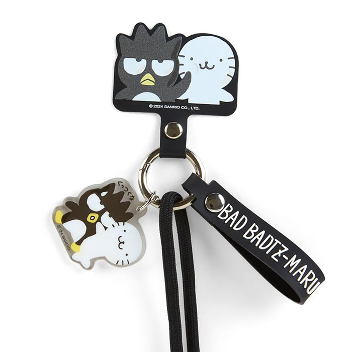 Sanrio Bad Badtz-Maru Shoulder Neck Strap 77cm x 5.5cm Character Black- Japan Figure Store - #1 Bring To You The Best Japanese Goods