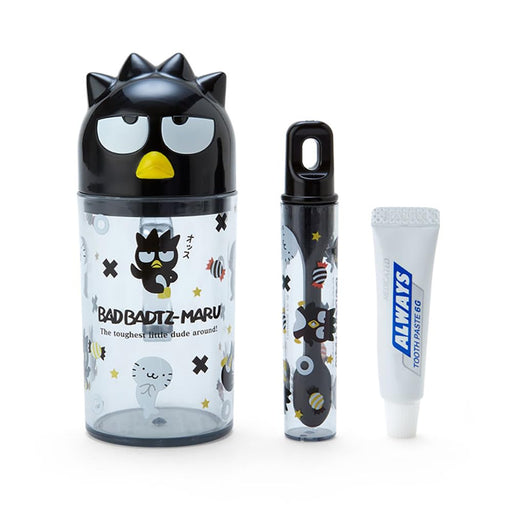 Sanrio Badtz-Maru Toothbrush and Cup Set 12x7x5 cm- Japan Figure Store - #1 Bring To You The Best Japanese Goods