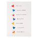 Sanrio Colorful Heart Birthday Card - Overseas Shipping Available Bd222-3- Japan Figure Store - #1 Bring To You The Best Japanese Goods