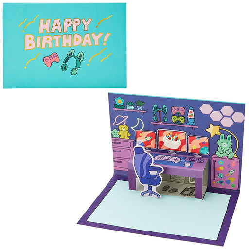 Sanrio Birthday Greeting Card Game Room Theme International Shipping Bd162-3- Japan Figure Store - #1 Bring To You The Best Japanese Goods