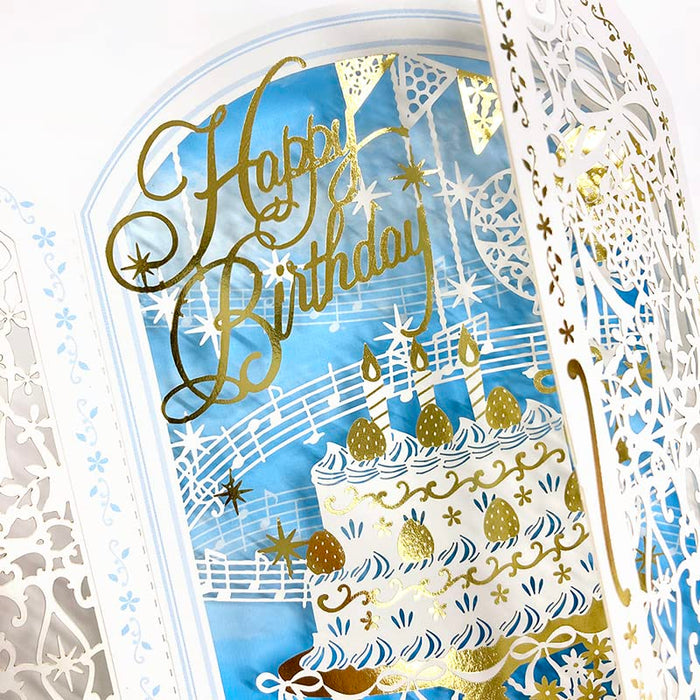 Sanrio Birthday Card Laser Cut Cake Design With Overseas Shipping Bd101-2- Japan Figure Store - #1 Bring To You The Best Japanese Goods