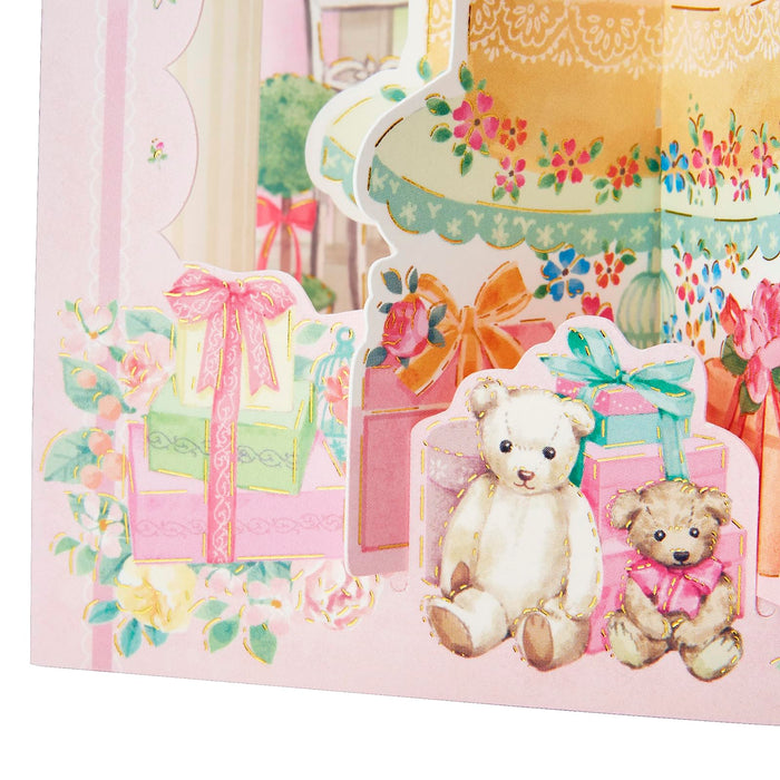 Sanrio Birthday Card Pop Cake Design 6x6 inches - Overseas Shipping Available- Japan Figure Store - #1 Bring To You The Best Japanese Goods