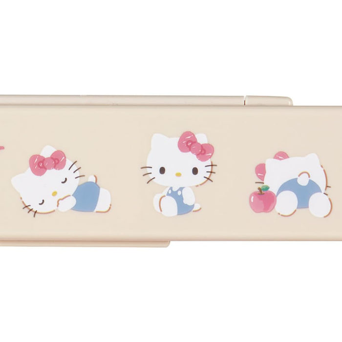 Sanrio Hello Kitty Chopsticks & Spoon Set 1.8 x 18.8 x 4.7 cm Lunch Goods- Japan Figure Store - #1 Bring To You The Best Japanese Goods