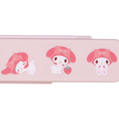 Sanrio My Melody Chopsticks and Spoon Set 1.8 x 18.8 cm - New Life Lunch Goods- Japan Figure Store - #1 Bring To You The Best Japanese Goods
