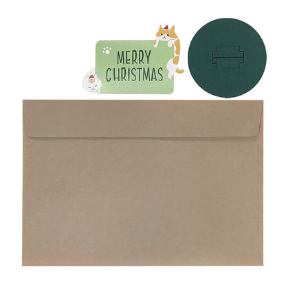 Sanrio Christmas Cat Tree Jx 79-5 Message Card 243167 Christmas Card