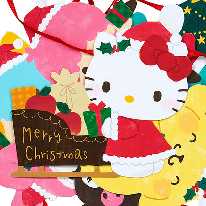 Sanrio Christmas Card with Characters Wall Decor Message Card Jx 59-5 242616