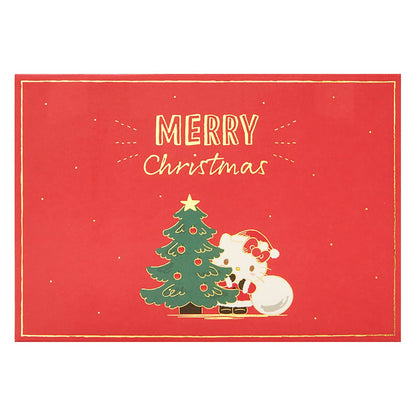 Sanrio Hello Kitty Christmas Greeting Card - Tree Decoration - Jx 63-3- Japan Figure Store - #1 Bring To You The Best Japanese Goods