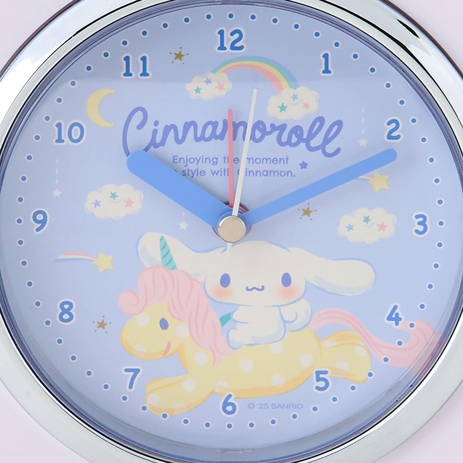 Sanrio Cinnamoroll Alarm Clock with Light - Durable ABS Resin