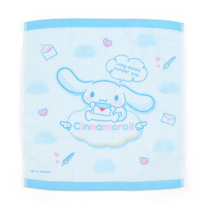 Sanrio Cinnamoroll Hand Towel 36x34cm Soft Cotton Character Design- Japan Figure Store - #1 Bring To You The Best Japanese Goods