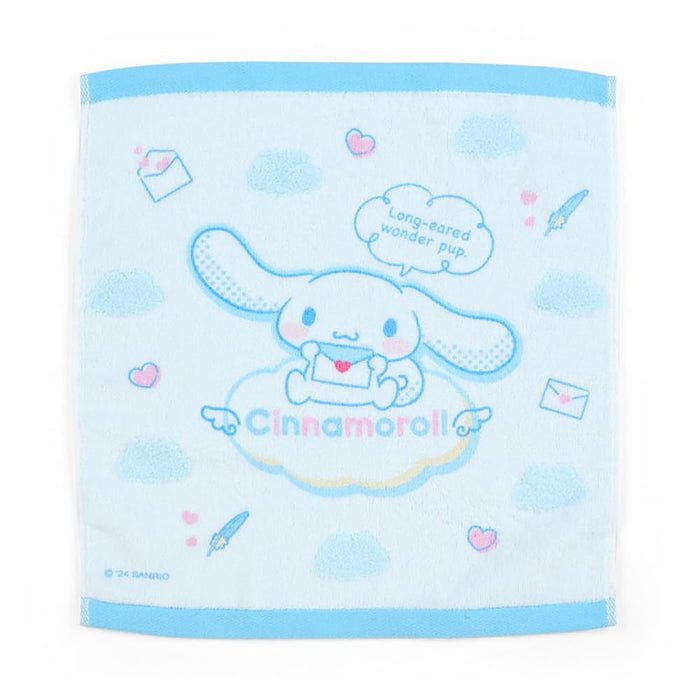 Sanrio Cinnamoroll Hand Towel 36x34cm Soft Cotton Character Design- Japan Figure Store - #1 Bring To You The Best Japanese Goods